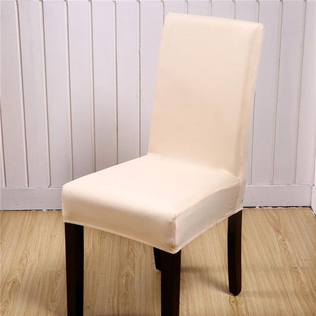 Spandex Chair Cover Stretch Elastic Dining Seat Cover for Banquet Wedding Restaurant Hotel Anti-dirty Removable housse de chaise Chair Covers for Dining Room Stretch Spandex Dining Chair Slipovers Parsons Chair Covers for Dining Room Kitchen