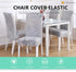 Spandex Chair Cover Stretch Elastic Dining Seat Cover for Banquet Wedding Restaurant Hotel Anti-dirty Removable housse de chaise Chair Covers for Dining Room Stretch Spandex Dining Chair Slipovers Parsons Chair Covers for Dining Room Kitchen