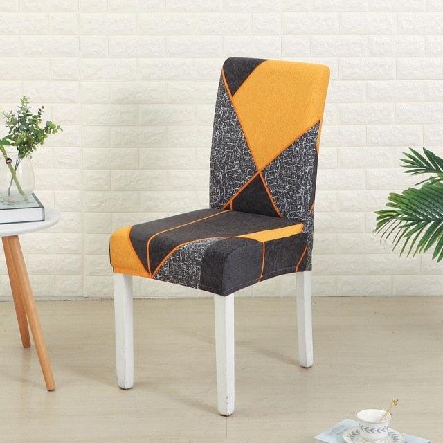 Spandex Chair Cover Stretch Elastic Dining Seat Cover for Banquet Wedding Restaurant Hotel Anti-dirty Removable housse de chaise Chair Covers for Dining Room Stretch Spandex Dining Chair Slipovers Parsons Chair Covers for Dining Room Kitchen