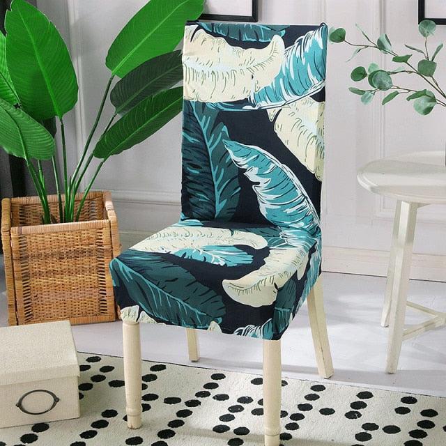 Spandex Dining Chair Cover With Back Elastic Universal Kitchen Living Room Stretch Slipcover Chair Covers Protector Seat Case  Chair Cover Seat Protector Super Fit Slipcover Stretch Removable Washable Soft Spandex Fabric for Home