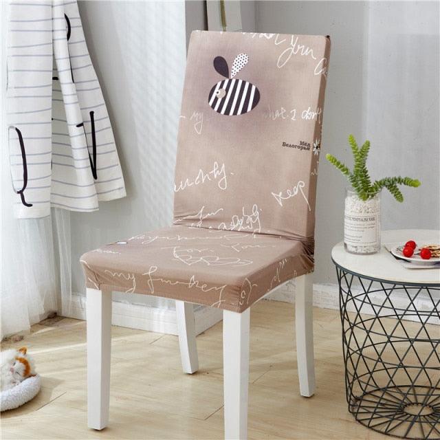 Spandex Dining Chair Cover With Back Elastic Universal Kitchen Living Room Stretch Slipcover Chair Covers Protector Seat Case  Chair Cover Seat Protector Super Fit Slipcover Stretch Removable Washable Soft Spandex Fabric for Home