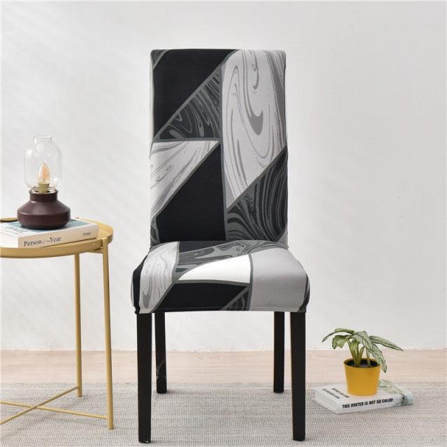 Spandex Seat Chair Cover Removable Slipcover Anti-Dirty Kitchen Cover For Banquet Wedding Dinner RestaurantStretch Spandex Dining Chair Slipcovers Removable Washable Dining Room Chair Protector Cover Seat Slipcover