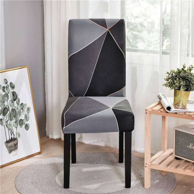 Spandex Seat Chair Cover Removable Slipcover Anti-Dirty Kitchen Cover For Banquet Wedding Dinner RestaurantStretch Spandex Dining Chair Slipcovers Removable Washable Dining Room Chair Protector Cover Seat Slipcover