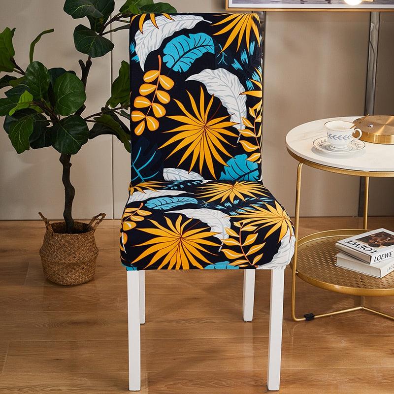 Spandex Seat Chair Cover Removable Slipcover Anti-Dirty Kitchen Cover For Banquet Wedding Dinner RestaurantStretch Spandex Dining Chair Slipcovers Removable Washable Dining Room Chair Protector Cover Seat Slipcover