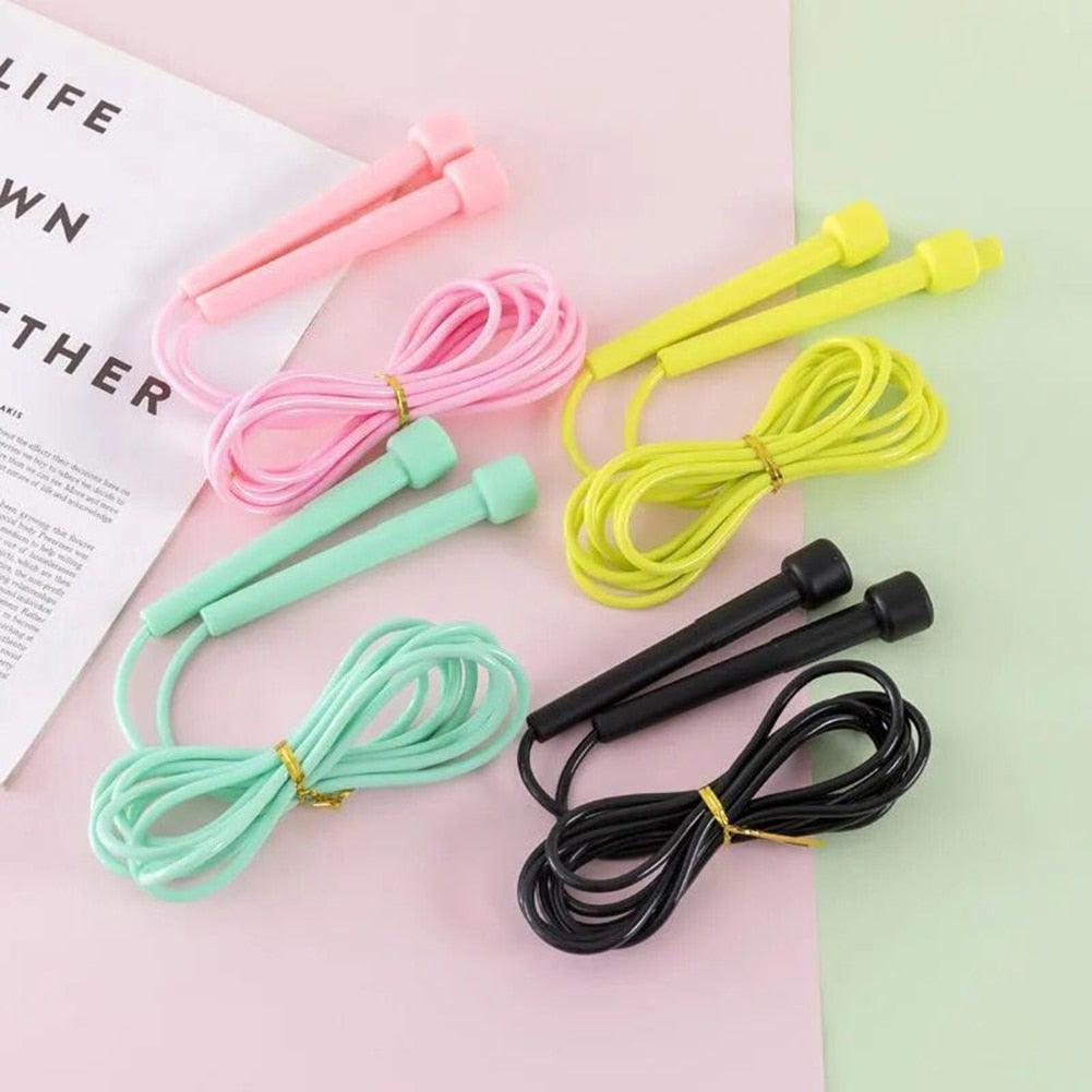 Speed Jump Rope Professional Men Women PVC Skipping Rope Adjustable Lose Weight Adjustable Kids Skipping Rope For Boy Girl Children Lose Weight Exercise Activity And Fitness Home Gym Exercise Workout Equipment