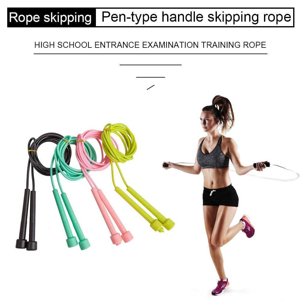 Speed Jump Rope Professional Men Women PVC Skipping Rope Adjustable Lose Weight Adjustable Kids Skipping Rope For Boy Girl Children Lose Weight Exercise Activity And Fitness Home Gym Exercise Workout Equipment