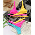 Splicing Bikini Female Swimsuit Two Piece Bikini Swimsuit for Women High Waist Crisscross Halter Wrap Bathing Suits with Bikini Bottom Women Swimwear Two-piece Bikini set Asymmetric Mid Waist Bather Bathing Suit Swim