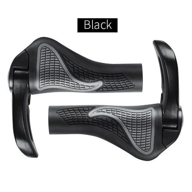 Sponge Bicycle Grips Handle Anti-Skid 3D Silicone Grip Cycling Handlebar Ultralight Bike Grips Foam Single Lock On Bicycle Handle Bar Soft Comfortable Non-Slip Bike Handle Grips For Mountain Beach Cruiser Scooter