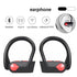 Sport Handsfree Black Wireless Earphone Bluetooth 5.0 Connection Ear Hook in Ear Earbuds Waterproof With Microphone Fast Volume Control Wireless Earbuds Outdoor Workout Over Ear Hooks Sweat Resistance Headphones