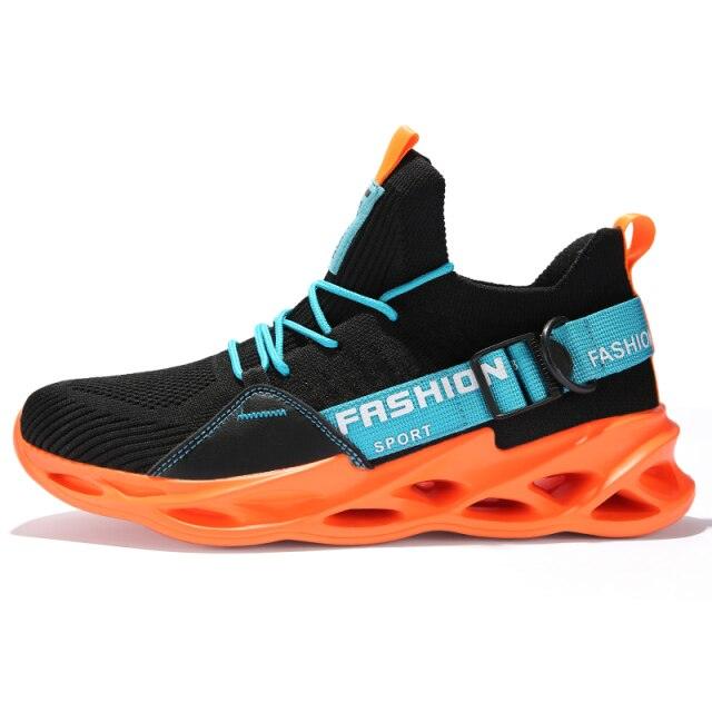 Sport New Mens Sneakers Breathable Running Shoes Outdoor Running Tennis Blade Sneakers Sport Fashion Comfortable Casual Couples Gym Mens Casual Walking Sneakers