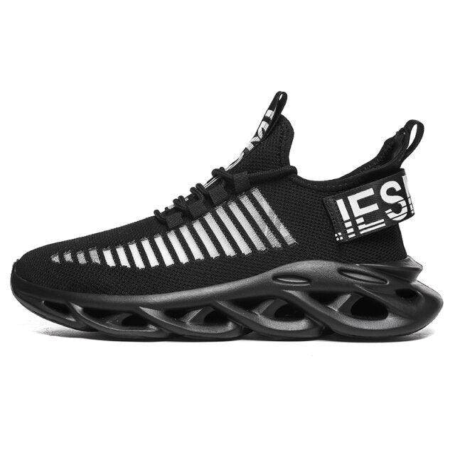 Sport New Mens Sneakers Breathable Running Shoes Outdoor Running Tennis Blade Sneakers Sport Fashion Comfortable Casual Couples Gym Mens Casual Walking Sneakers