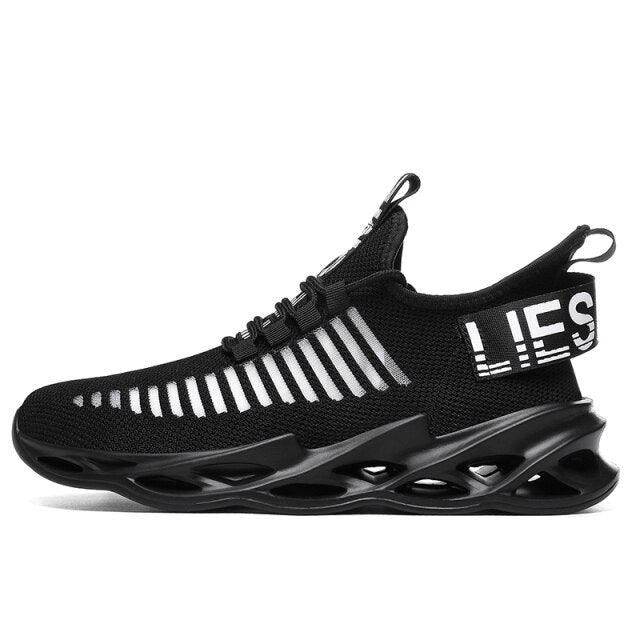 Sport New Mens Sneakers Breathable Running Shoes Outdoor Running Tennis Blade Sneakers Sport Fashion Comfortable Casual Couples Gym Mens Casual Walking Sneakers