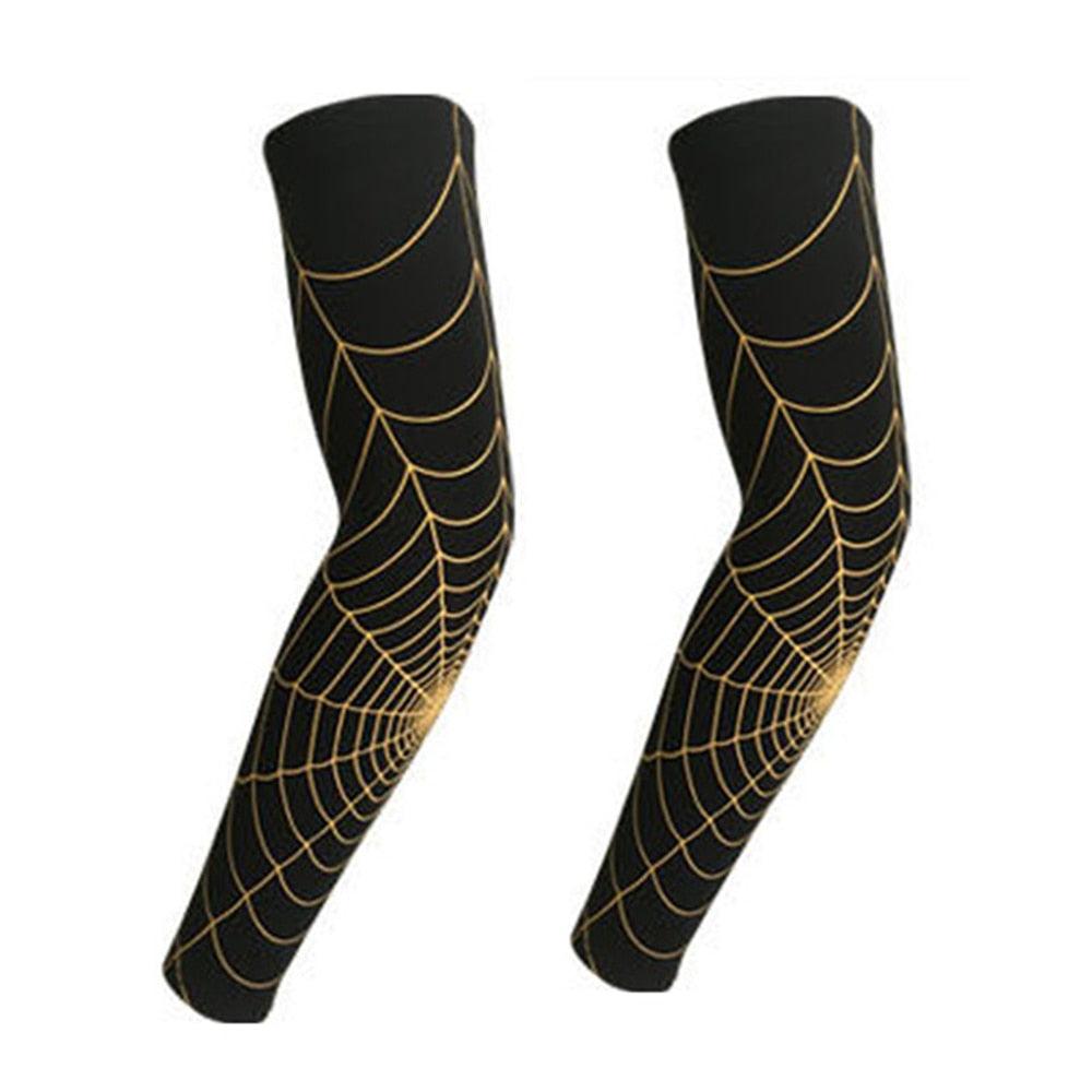 Sports Compression Arm Sleeve Basketball Cycling Arm Warmer Long Sun Sleeves For Men & Women Perfect For Cycling Driving Running Basketball Football & Outdoor Activities Summer Running UV Protection Volleyball Arm Covers