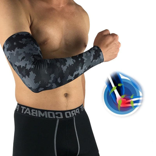 Sports Compression Arm Sleeve Basketball Cycling Arm Warmer Long Sun Sleeves For Men & Women Perfect For Cycling Driving Running Basketball Football & Outdoor Activities Summer Running UV Protection Volleyball Arm Covers
