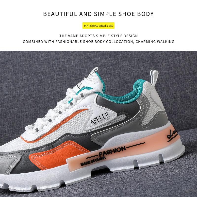 Sports Footwear Women's Running Shoes Summer New Mesh Breathable Platform Increased Fashion Shoes Womens Running Athletic Casual Sports Sneakers For Walking Gym Jogging Training Fitness