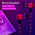 Sports Headphones Wired Gaming In Ear Earbuds Monitor Earphones With Mic Stereo Sound Volume Control  3.5mm Wired Headphones With Bass Earbuds Stereo Earphone Music Sport Gaming Headset With Mic Simple Earphones