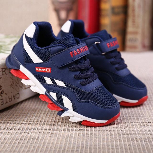 Spring Children Breathable Mesh Sneakers Comforthable Outdoor Sports Shoes Boys Kids Breathable Lightweight Running Shoes For Kids Fashion Athletic Casual Shoes