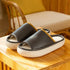 Spring Home Cotton Slippers All Season Flip Flops EVA Hemp Indoor Women Couples Men Thick Sole Non-Slip Bath Shower Shoes Platform Slides Quick Dry Slippers Thick Massage Shoes