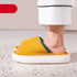 Spring Home Cotton Slippers All Season Flip Flops EVA Hemp Indoor Women Couples Men Thick Sole Non-Slip Bath Shower Shoes Platform Slides Quick Dry Slippers Thick Massage Shoes