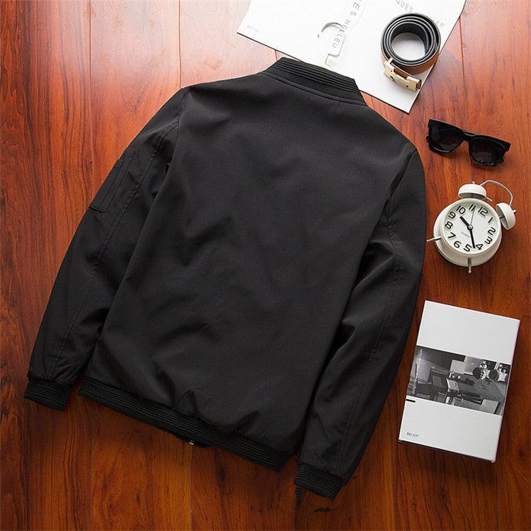 Spring Men's Classic Jacket Male Casual Elegant Slim Fit Coats Jacket Male Casual Hip Hop Slim Fit Men Autumn Plus Size Lightweight Clothing