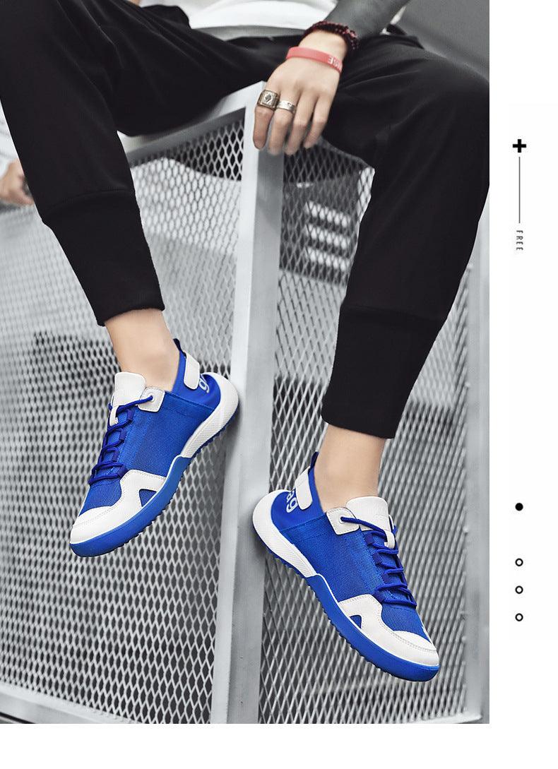 Spring Mens Slip On Casual Shoes Lightweight Comfortable Breathable Couple Walking Sneakers New Mesh Breathable Platform Fashion Running Athletic Sneakers