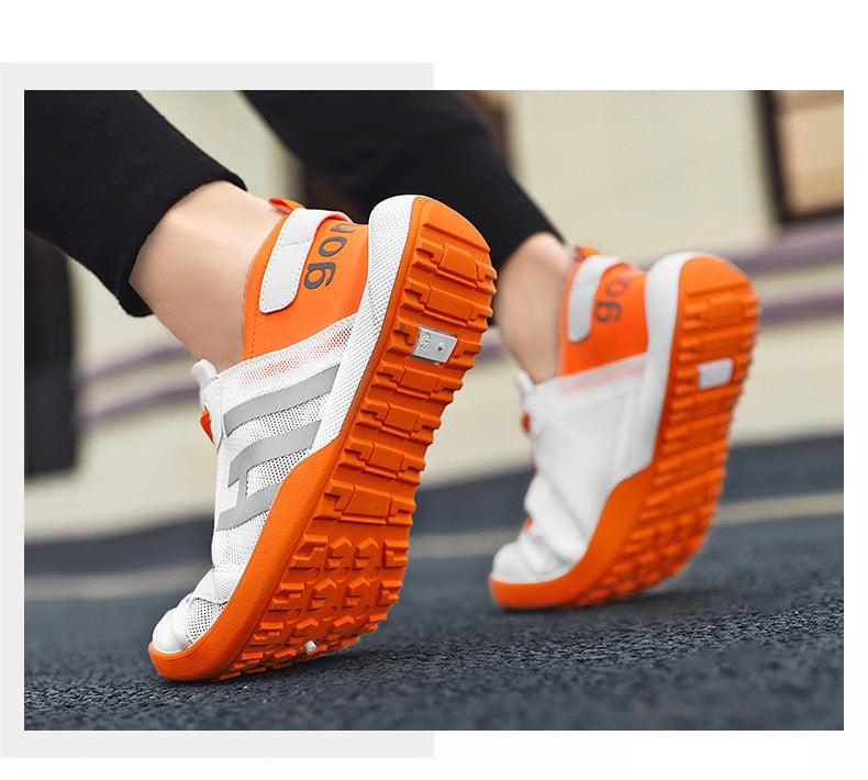 Spring Mens Slip On Casual Shoes Lightweight Comfortable Breathable Couple Walking Sneakers New Mesh Breathable Platform Fashion Running Athletic Sneakers