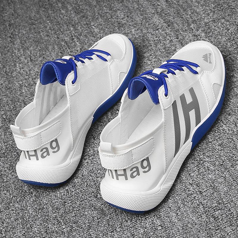 Spring Mens Slip On Casual Shoes Lightweight Comfortable Breathable Couple Walking Sneakers New Mesh Breathable Platform Fashion Running Athletic Sneakers