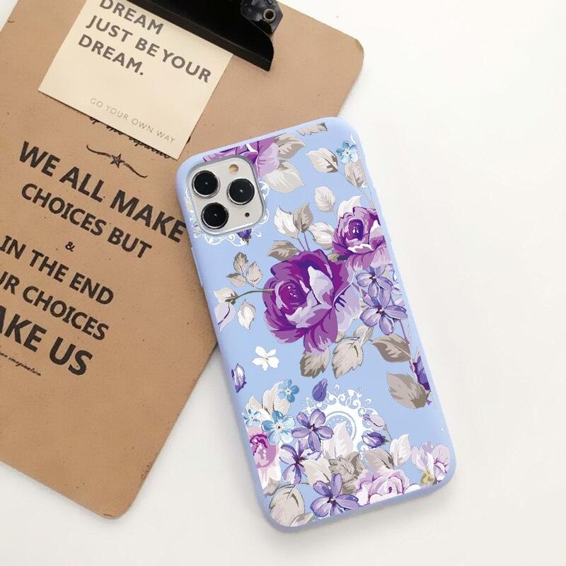 Spring Retro Bloom Flowers Phone Cases For iPhone 6s 7 8 Plus SE 12 11 13 Pro Max X XR XS MAX Soft Silicone Cover Shell Flower Phone Case for iPhone - STEVVEX Gadgets - 1004, Elegant Phone Case, Fashion Phone Case, Flower Phone Case, Luxury Phone Case, Modern Phone Case, Nature Phone Case, Phone Case, Phone Case For Girls, Phone Case For Iphone, Popular Phone Case, Purple Phone Case, Silicone Case, Silicone Phone Case, Strong Phone Case, Stylish Phone Case, Women Phone Case - Stevvex.com