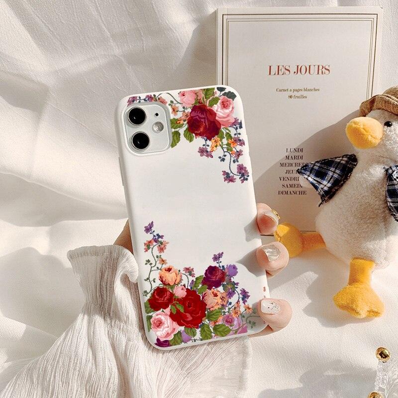 Spring Retro Bloom Flowers Phone Cases For iPhone 6s 7 8 Plus SE 12 11 13 Pro Max X XR XS MAX Soft Silicone Cover Shell Flower Phone Case for iPhone - STEVVEX Gadgets - 1004, Elegant Phone Case, Fashion Phone Case, Flower Phone Case, Luxury Phone Case, Modern Phone Case, Nature Phone Case, Phone Case, Phone Case For Girls, Phone Case For Iphone, Popular Phone Case, Purple Phone Case, Silicone Case, Silicone Phone Case, Strong Phone Case, Stylish Phone Case, Women Phone Case - Stevvex.com