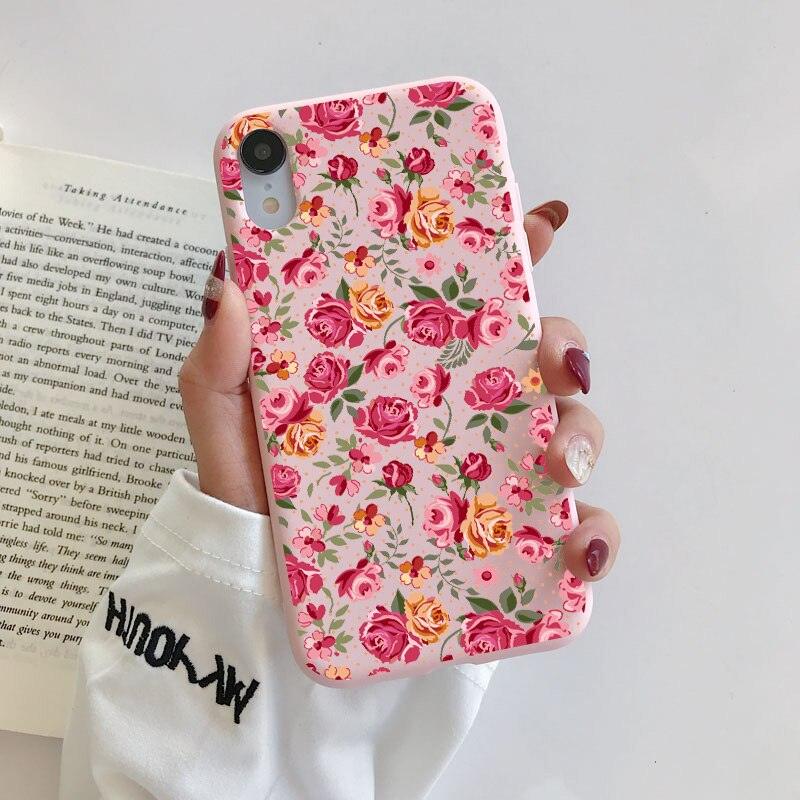 Spring Retro Bloom Flowers Phone Cases For iPhone 6s 7 8 Plus SE 12 11 13 Pro Max X XR XS MAX Soft Silicone Cover Shell Flower Phone Case for iPhone - STEVVEX Gadgets - 1004, Elegant Phone Case, Fashion Phone Case, Flower Phone Case, Luxury Phone Case, Modern Phone Case, Nature Phone Case, Phone Case, Phone Case For Girls, Phone Case For Iphone, Popular Phone Case, Purple Phone Case, Silicone Case, Silicone Phone Case, Strong Phone Case, Stylish Phone Case, Women Phone Case - Stevvex.com