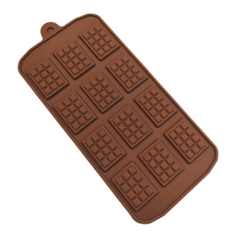 Square Chocolate Mold Chocolate Cake Soap Mold Baking Ice Tray Mould Baking Mould Cake Decorating Silicone Fondant Coffee Molds Chocolate Molds Silicone Candy Molds Silicone Break Apart Chocolate Mold