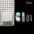 Square Contact Lenses Case Marble Surface Mirror Lens Container Box Travel Eye Contacts Holder Cover Soaking Contact Lenses Mini Travel Portable Marble Surface Mirror Square Container Holder