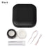 Square Contact Lenses Case Marble Surface Mirror Lens Container Box Travel Eye Contacts Holder Cover Soaking Contact Lenses Mini Travel Portable Marble Surface Mirror Square Container Holder