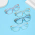 Square Women Reading Glasses Frame Crystal Multi-section  Optical Computer Glasses Square Design Reading Glasses For Women Light Blocking Computer Reader Glasses For Men And Women