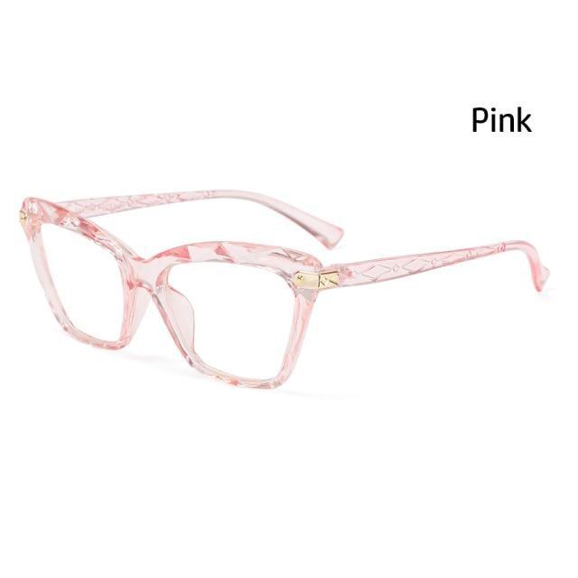 Square Women Reading Glasses Frame Crystal Multi-section  Optical Computer Glasses Square Design Reading Glasses For Women Light Blocking Computer Reader Glasses For Men And Women