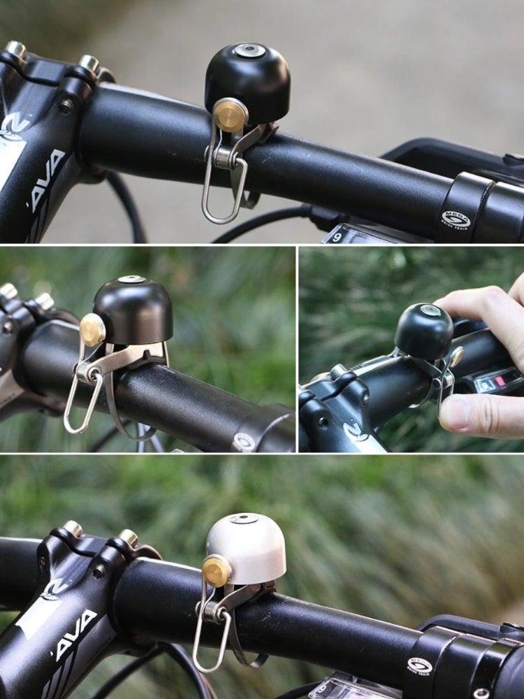 Stainless Bicycle Bell Ring Bike Horn Ordinary Handlebar Bell Horn Crisp Sound Safety Bike Alarm Bell With Mounting Lock Plate Bicycle Bike Bell Classic Bicycle Bell Makes Loud Sound For Road Bike Mountain Bike Sports