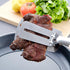 Stainless Steel Frying Shovel Clip Multifunctional Steak BBQ Tongs Pancake Fried Pizza Steak Fish Spatula Bread Kitchen Tool Stainless Steel Cooking Tongs Multifunctional Kitchen Tongs for Making Salads and Flipping Steak Clamps