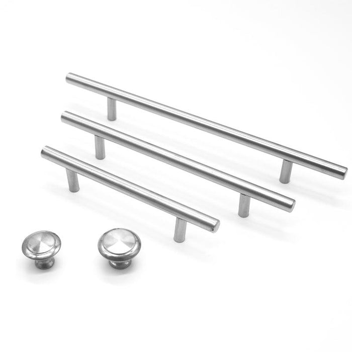 Stainless Steel Kitchen Door Cabinet T Bar Handle Pull Knob cabinet Knobs Furniture Handle Cupboard Drawer Handle Stainless Steel Hollow Bar Drawer Pulls Cupboard Knob for Kitchen Furniture Hardware