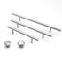 Stainless Steel Kitchen Door Cabinet T Bar Handle Pull Knob cabinet Knobs Furniture Handle Cupboard Drawer Handle Stainless Steel Hollow Bar Drawer Pulls Cupboard Knob for Kitchen Furniture Hardware