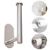 Stainless Steel Nail-free Wall Mounted Toilet Paper Holder Kitchen Tissue Paper Holder Toilet Roll Dispenser For Bathroom Toilet Paper Holder Toilet Paper roll Holder Self Adhesive+Super Glue  Stainless Steel No Drilling For Bathroom Bedroom Kitchen