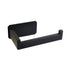 Stainless Steel Toilet Roll Holder Self Adhesive In Bathroom Tissue Paper Holder Black Finish Easy Installation No Screw Toilet Paper Holder Matte Black Toilet Tissue Roll Holders Dispenser And Hangers Wall Mounted For Bathroom And Kitchen