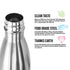 Stainless Steel Water Bottle BPA Free Thermos Water Beer Thermos 500ml for Sport Bottles Double-Wall Insulated Vacuum Flask Double-Walled Insulated Vacuum Flask Stainless Steel Drinking Bottle