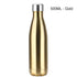 Stainless Steel Water Bottle BPA Free Thermos Water Beer Thermos 500ml for Sport Bottles Double-Wall Insulated Vacuum Flask Double-Walled Insulated Vacuum Flask Stainless Steel Drinking Bottle