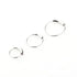 Steel Hinged Clicker Circle ring Piercing Nose Ring Hoop Lip Ear Ring Body Jewelry Piercing Clip Surgical Steel Nose Hoop Nose Ring Stud Punk Style Body Piercing Jewelry Nose Lip Cartilage Tragus Helix Stainless Steel Hinged Clicker Segment Nose Ring