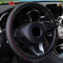 Steering Wheel Cover Braid On The Steering Wheel Cover Auto Car Steering Wheel Cover Wear-resistant Anti-slip Car Accessories Microfiber Breathable Wheel Cover Car Accessories Warm Steering Wheel Cover Winter Cool Summer Cover Interior - ALLURELATION - 553, Accessories, car, Car Accessories, Car Decor, Car Gadgets, Car Interior, Car Organizer, Car Ornaments, Car Steering Wheel, cars, cars gadgets, Steering Wheel Cover - Stevvex.com