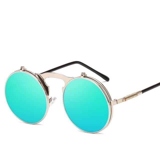 Stlylish And Attractive Long Keeper Sunglasses New Flip Sun Glasses For Men & Women Double Lens Clear Alloy Frame Eyewear Eyeglasses Colourfull Design