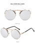 Stlylish And Attractive Long Keeper Sunglasses New Flip Sun Glasses For Men & Women Double Lens Clear Alloy Frame Eyewear Eyeglasses Colourfull Design