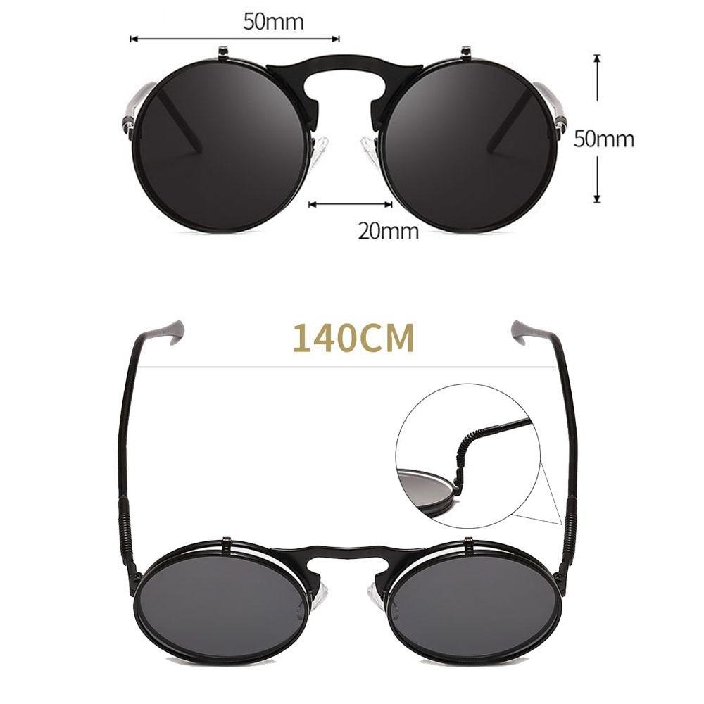 Stlylish And Attractive Long Keeper Sunglasses New Flip Sun Glasses For Men & Women Double Lens Clear Alloy Frame Eyewear Eyeglasses Colourfull Design