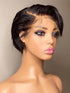 Straight Pixie Cut Wig Side Part Lace Front Human Hair Wigs Pre-plucked for Black Women Brazilian Bob Wig Transparent Lace Wigs Human Hair Wigs For Black Women Gifts for Girlfriends