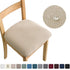 Stretchy Removable Washable Upholstered Chair Seat Slipcover Protector Waterproof Removable Dining Chair Seat Cover Jacquard Stretch Chair Seat Cushion Slipcover For Dining Room Kitchen Banquet